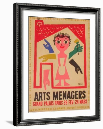 Salon des Arts Ménagers 57-Francis Bernard-Framed Collectable Print