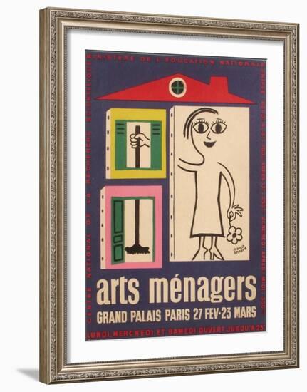 Salon des Arts Ménagers 58-Francis Bernard-Framed Premium Edition