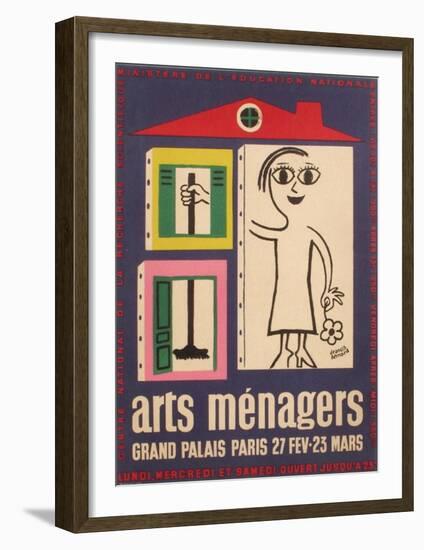 Salon des Arts Ménagers 58-Francis Bernard-Framed Premium Edition