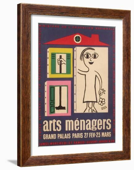 Salon des Arts Ménagers 58-Francis Bernard-Framed Premium Edition