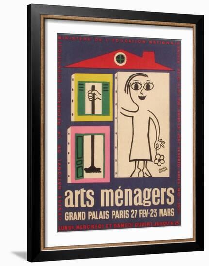 Salon des Arts Ménagers 58-Francis Bernard-Framed Premium Edition