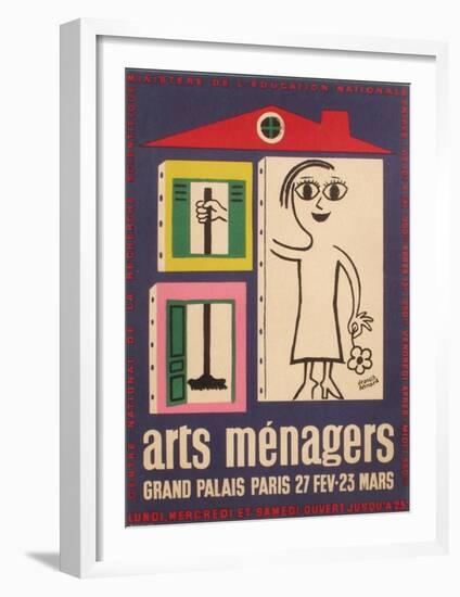 Salon des Arts Ménagers 58-Francis Bernard-Framed Premium Edition