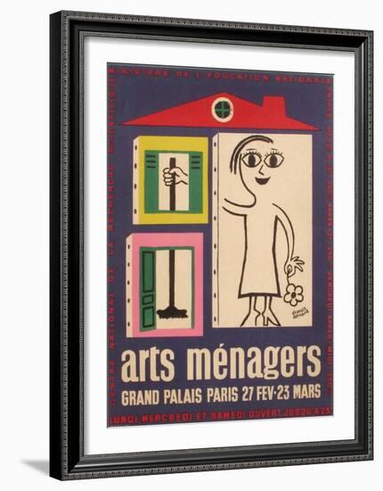 Salon des Arts Ménagers 58-Francis Bernard-Framed Premium Edition