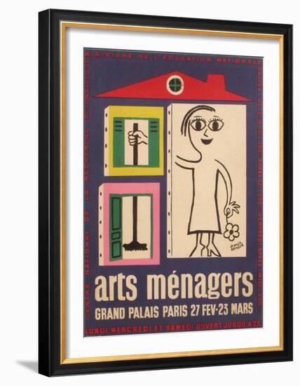 Salon des Arts Ménagers 58-Francis Bernard-Framed Premium Edition