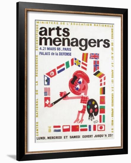 Salon des Arts Ménagers 65-Francis Bernard-Framed Premium Edition