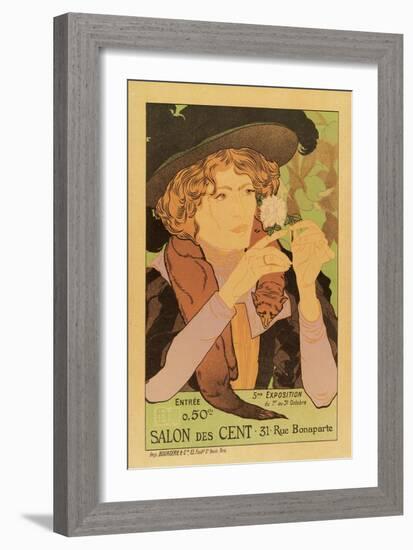 Salon Des Cent-5Th Exhibition-Georges de Feure-Framed Art Print