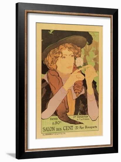 Salon Des Cent-5Th Exhibition-Georges de Feure-Framed Art Print