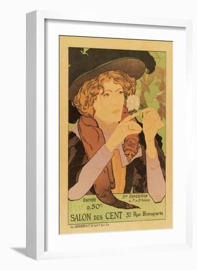 Salon Des Cent-5Th Exhibition-Georges de Feure-Framed Art Print