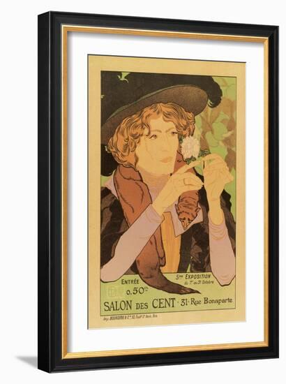 Salon Des Cent-5Th Exhibition-Georges de Feure-Framed Art Print