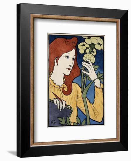 Salon des Cent, Exposition E Grasset-Eugene Grasset-Framed Art Print