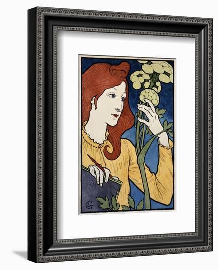 Salon des Cent, Exposition E Grasset-Eugene Grasset-Framed Art Print