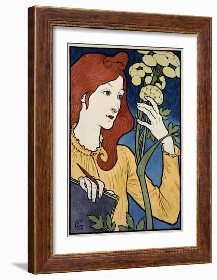 Salon des Cent, Exposition E Grasset-Eugene Grasset-Framed Art Print