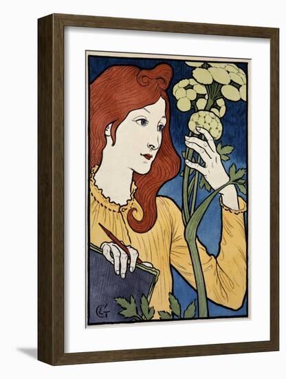 Salon des Cent, Exposition E Grasset-Eugene Grasset-Framed Art Print