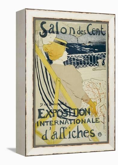 Salon Des Cent-Henri de Toulouse-Lautrec-Framed Premier Image Canvas