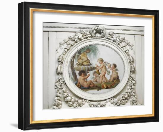 Salon des jeux de la reine Marie-Antoinette : l'Eau-Piat Joseph Sauvage-Framed Giclee Print