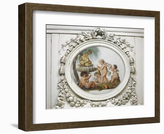 Salon des jeux de la reine Marie-Antoinette : l'Eau-Piat Joseph Sauvage-Framed Giclee Print