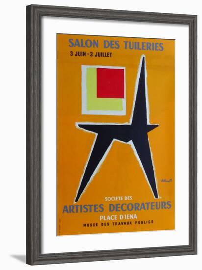 Salon des Tuileries-Bernard Villemot-Framed Premium Edition