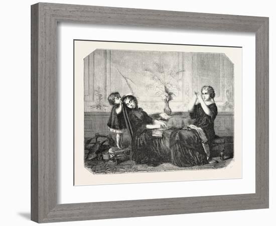 Salon of 1855-Jean Louis Hamon-Framed Giclee Print