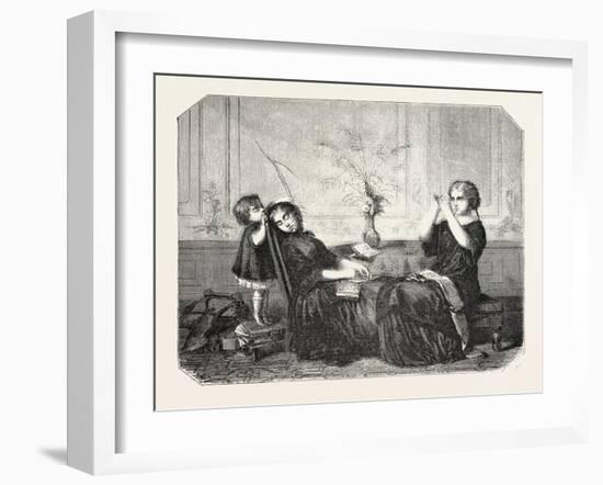 Salon of 1855-Jean Louis Hamon-Framed Giclee Print