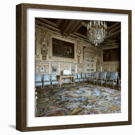 Salon of Louis XIII in Fontainebleau, 17th century-Unknown-Framed Photographic Print