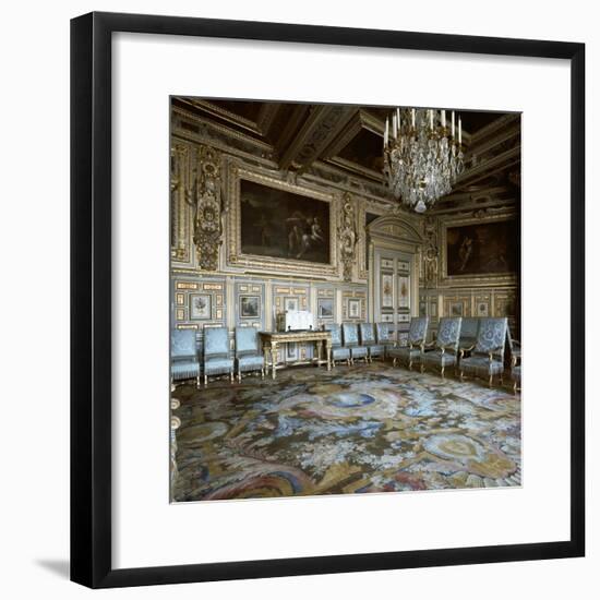 Salon of Louis XIII in Fontainebleau, 17th century-Unknown-Framed Photographic Print