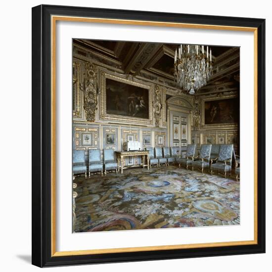 Salon of Louis XIII in Fontainebleau, 17th century-Unknown-Framed Photographic Print