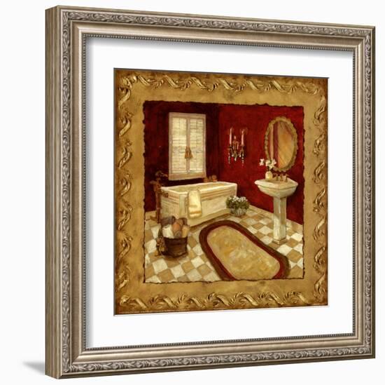 Salon Rouge I-Charlene Winter Olson-Framed Art Print