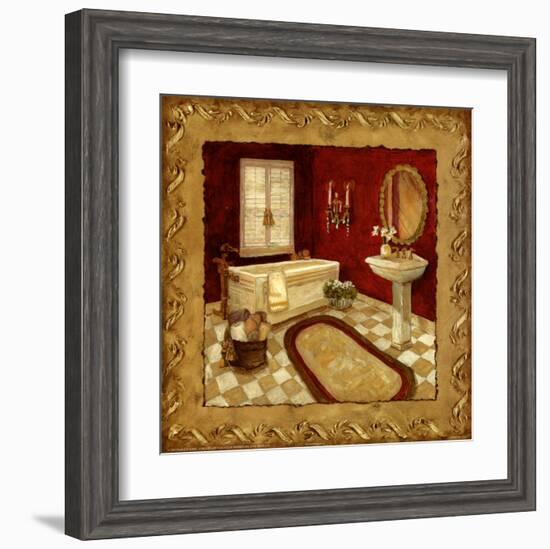 Salon Rouge I-Charlene Winter Olson-Framed Art Print