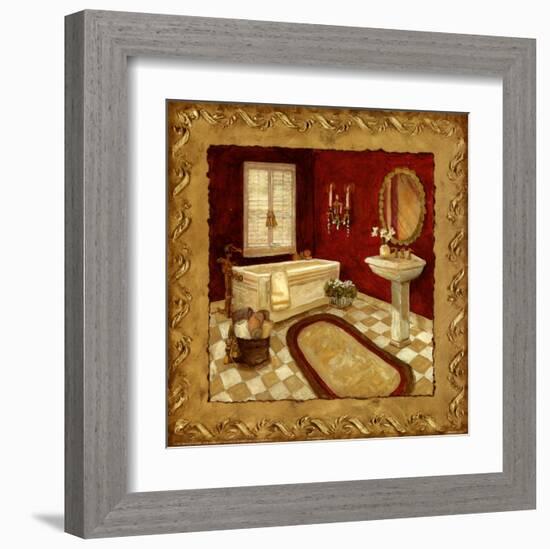 Salon Rouge I-Charlene Winter Olson-Framed Art Print