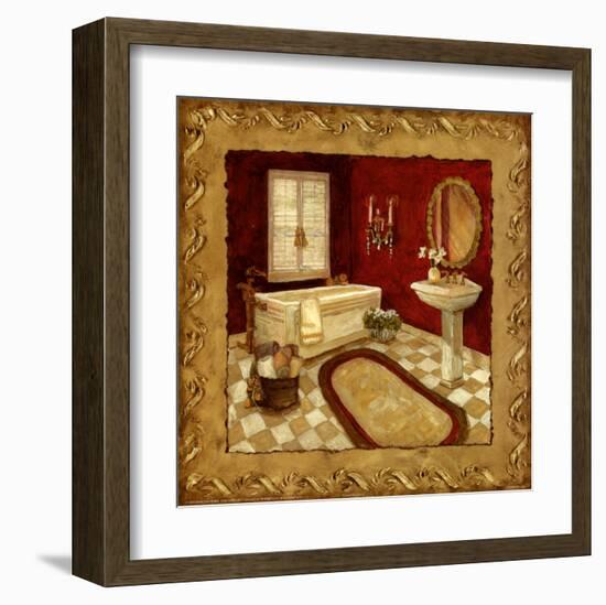 Salon Rouge I-Charlene Winter Olson-Framed Art Print