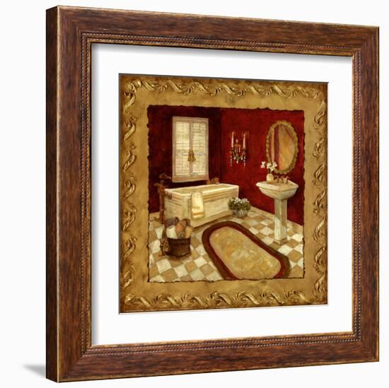 Salon Rouge I-Charlene Winter Olson-Framed Art Print