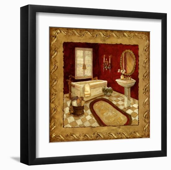 Salon Rouge I-Charlene Winter Olson-Framed Art Print