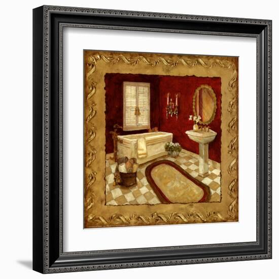 Salon Rouge I-Charlene Winter Olson-Framed Art Print