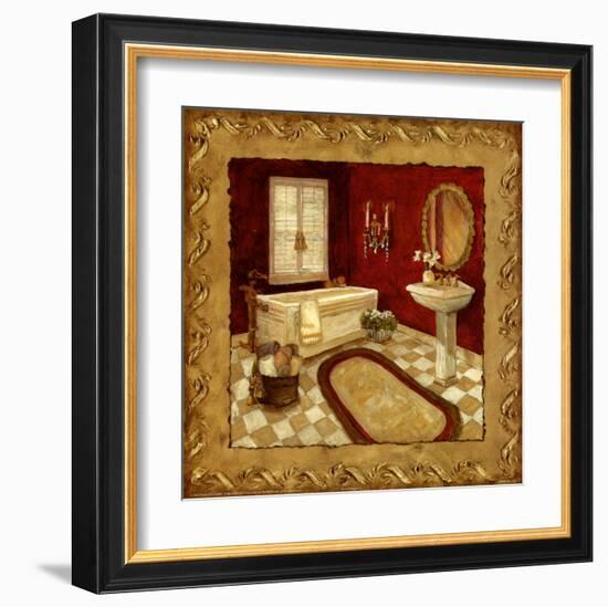 Salon Rouge I-Charlene Winter Olson-Framed Art Print