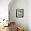 Salon, with Door Open into Dining Room - Hotel Lauzen-Unknown-Framed Photographic Print displayed on a wall