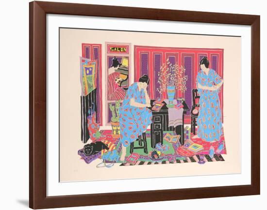 Salon-Estelle Ginsburg-Framed Collectable Print