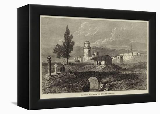 Salonica, View from the Turkish Cemetery-null-Framed Premier Image Canvas