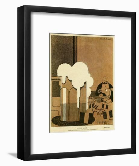 Saloon-Bar Strategists-Pierre Legrain-Framed Art Print