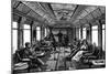 Saloon Car on the Orient Express, C1895-null-Mounted Giclee Print