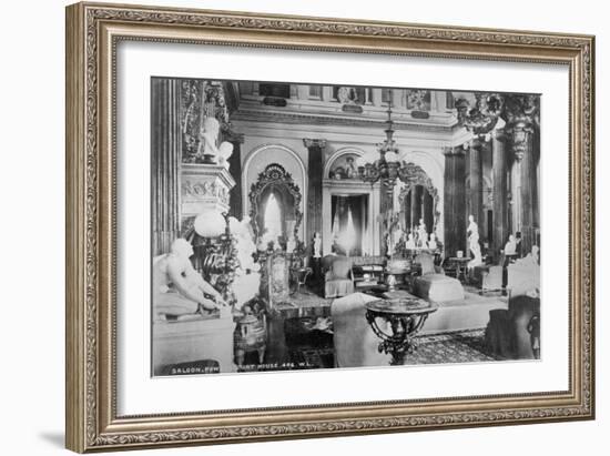 Saloon, Powerscourt House, County Wicklow, 1890-Robert French-Framed Giclee Print