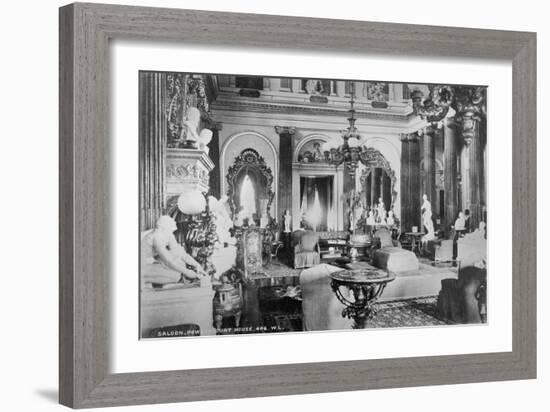 Saloon, Powerscourt House, County Wicklow, 1890-Robert French-Framed Giclee Print