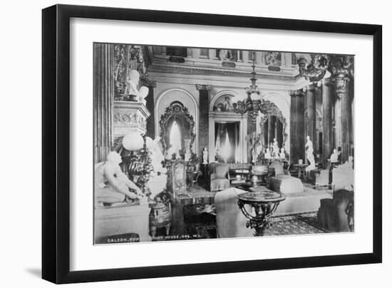 Saloon, Powerscourt House, County Wicklow, 1890-Robert French-Framed Giclee Print