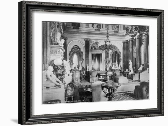 Saloon, Powerscourt House, County Wicklow, 1890-Robert French-Framed Giclee Print