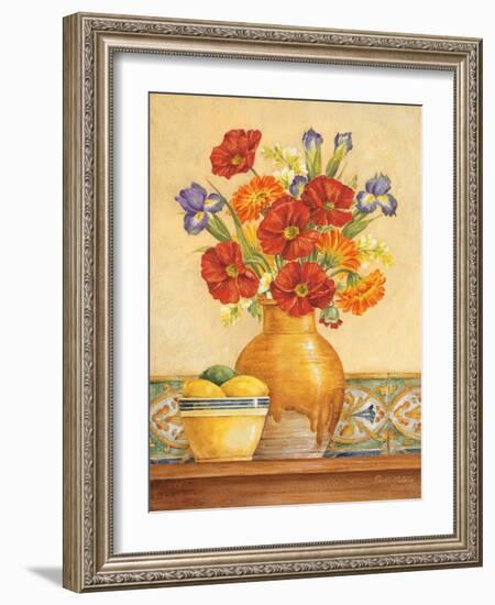 Salsa Poppies-Pamela Gladding-Framed Art Print