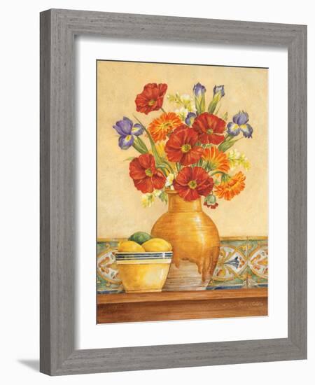 Salsa Poppies-Pamela Gladding-Framed Art Print