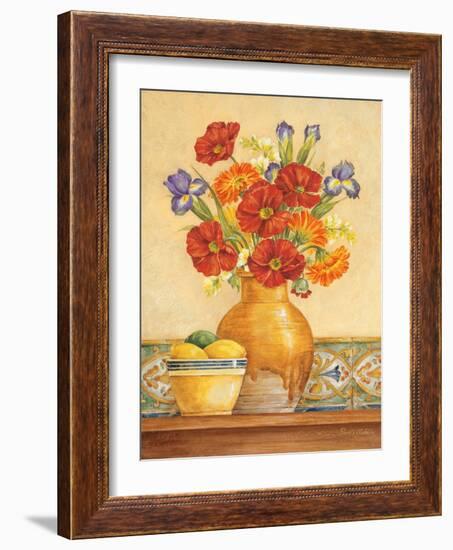 Salsa Poppies-Pamela Gladding-Framed Art Print