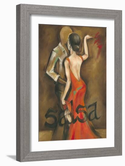 Salsa-Jennifer Goldberger-Framed Art Print