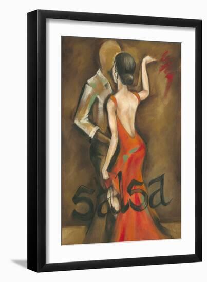 Salsa-Jennifer Goldberger-Framed Art Print