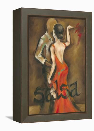 Salsa-Jennifer Goldberger-Framed Stretched Canvas