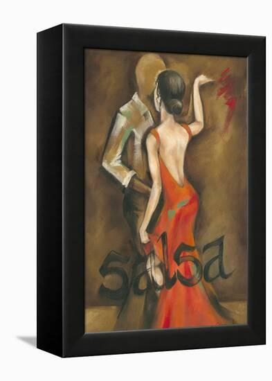 Salsa-Jennifer Goldberger-Framed Stretched Canvas